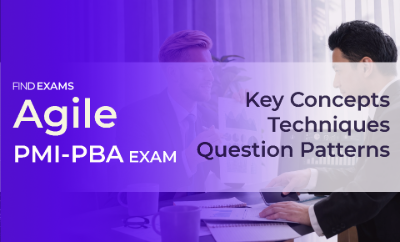 Agile topics and key concepts covered in the PMI-PBA exam for business analysis professionals