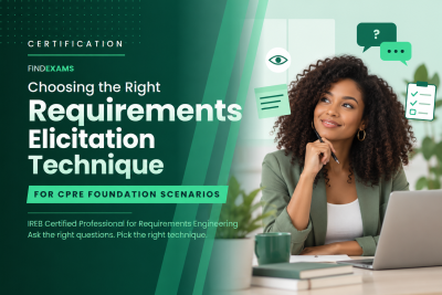 Choosing the Right Requirements Elicitation Technique for CPRE Foundation Scenarios editorial illustration
