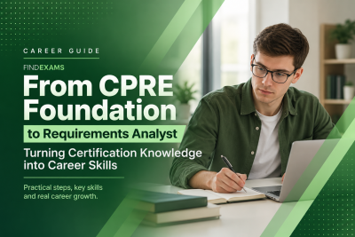 From CPRE Foundation to Requirements Analyst: Building Evidence for Your Next Career Move editorial illustration