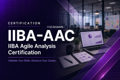 Professional studying the IIBA AAC certification process online