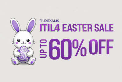 ITIL4 Easter sale 60 percent discount on exam simulator with 350 questions for practice and exam preparation