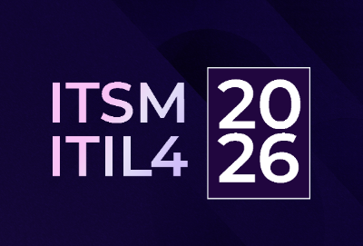 ITSM and ITIL 4 trends with AI and automation — illustrated 2026 concept for service management evolution.