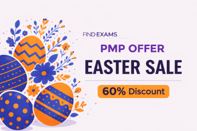 PMP Easter sale 60 percent discount on exam simulator with 450 questions for practice and exam preparation