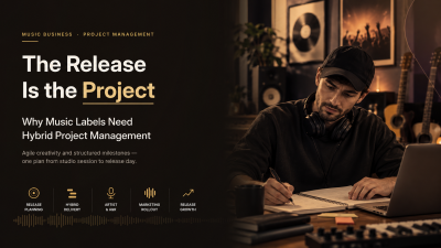Hybrid project management workflow for music labels and release planning