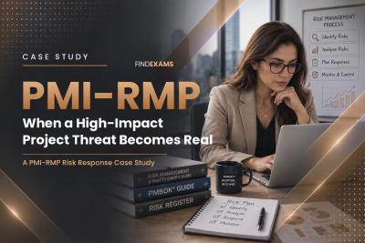 When a High-Impact Project Threat Becomes Real: A PMI-RMP Risk Response Case Study editorial illustration