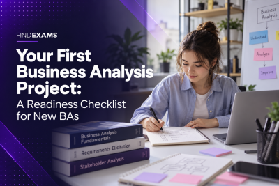 Your First Business Analysis Project: A Readiness Checklist for New BAs editorial illustration